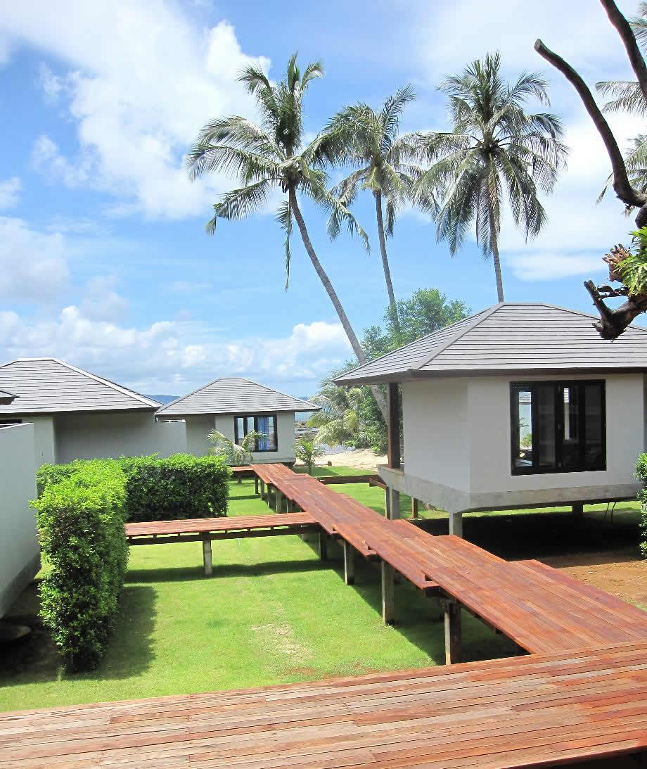 Great Beach access even from the Jr. Villas on Koh Mak island